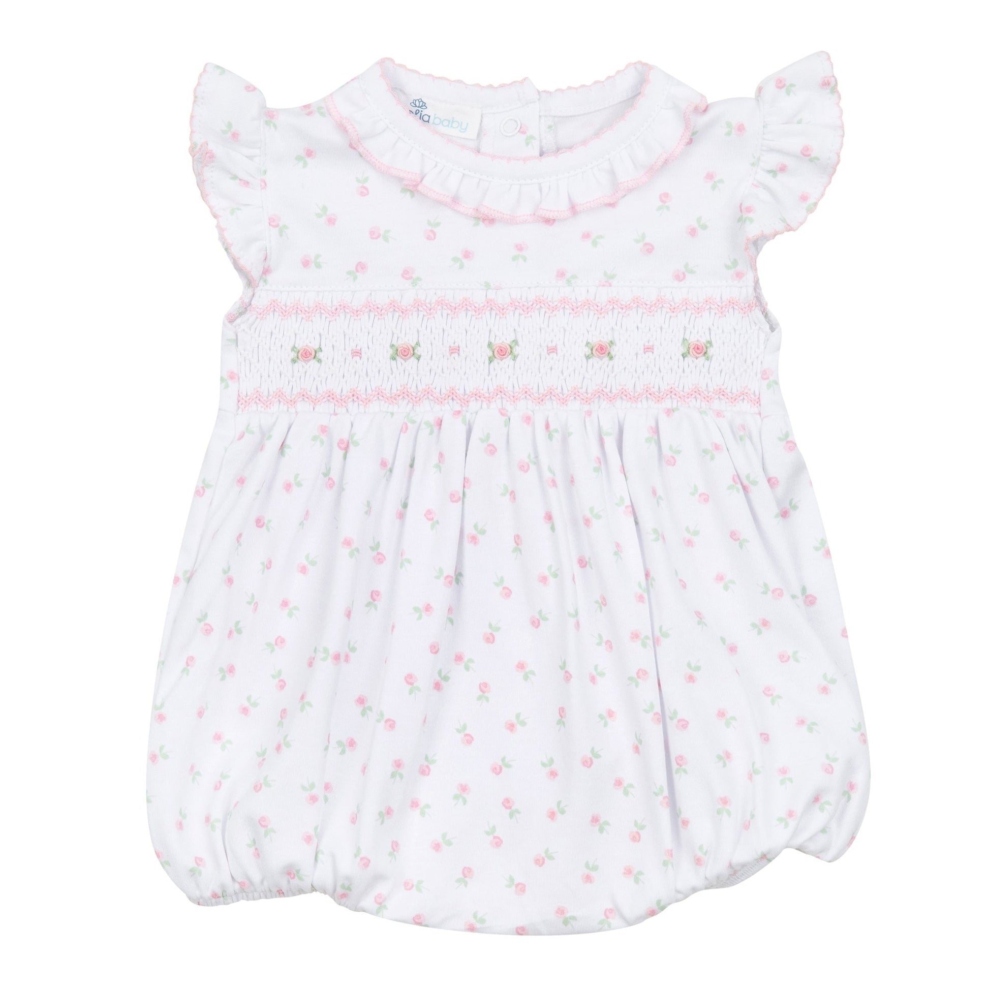 Juliette's Classics Smocked Bubble - Magnolia Baby Girl