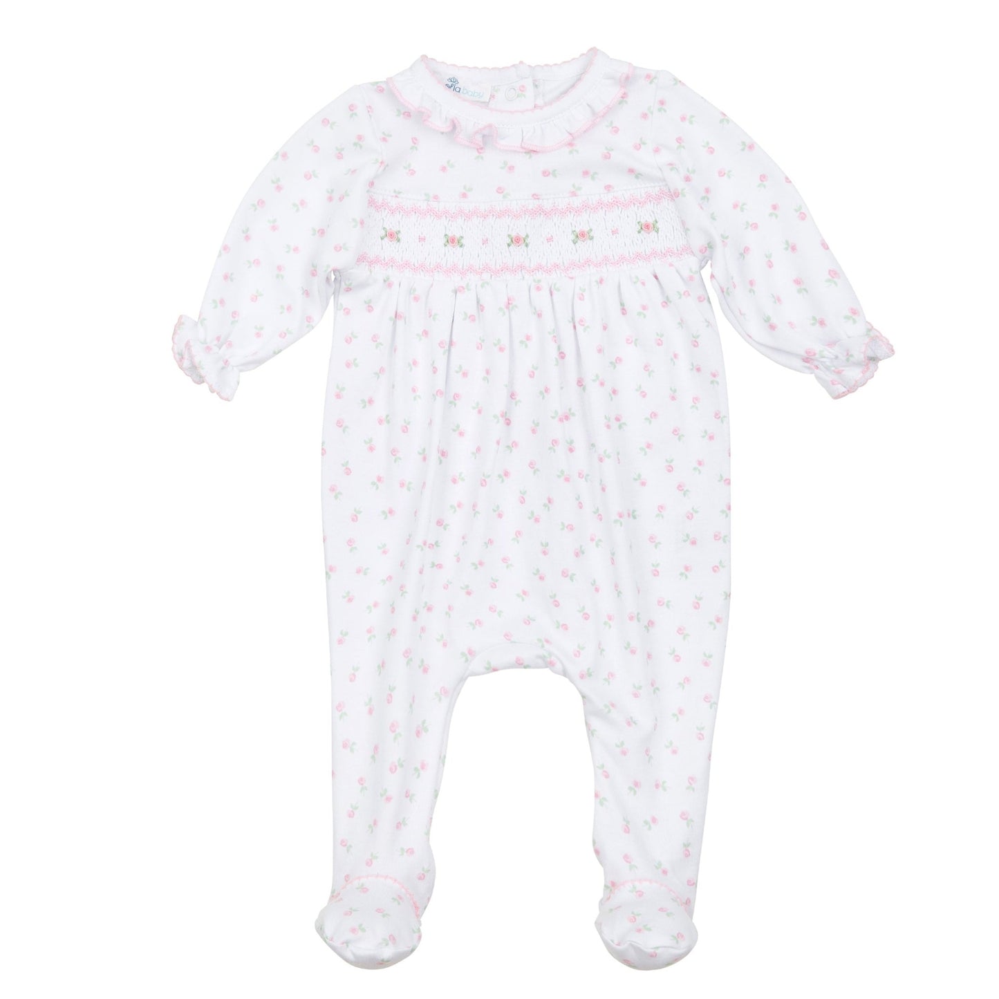 Juliette's Classics Smocked Footie - Magnolia Baby Girl