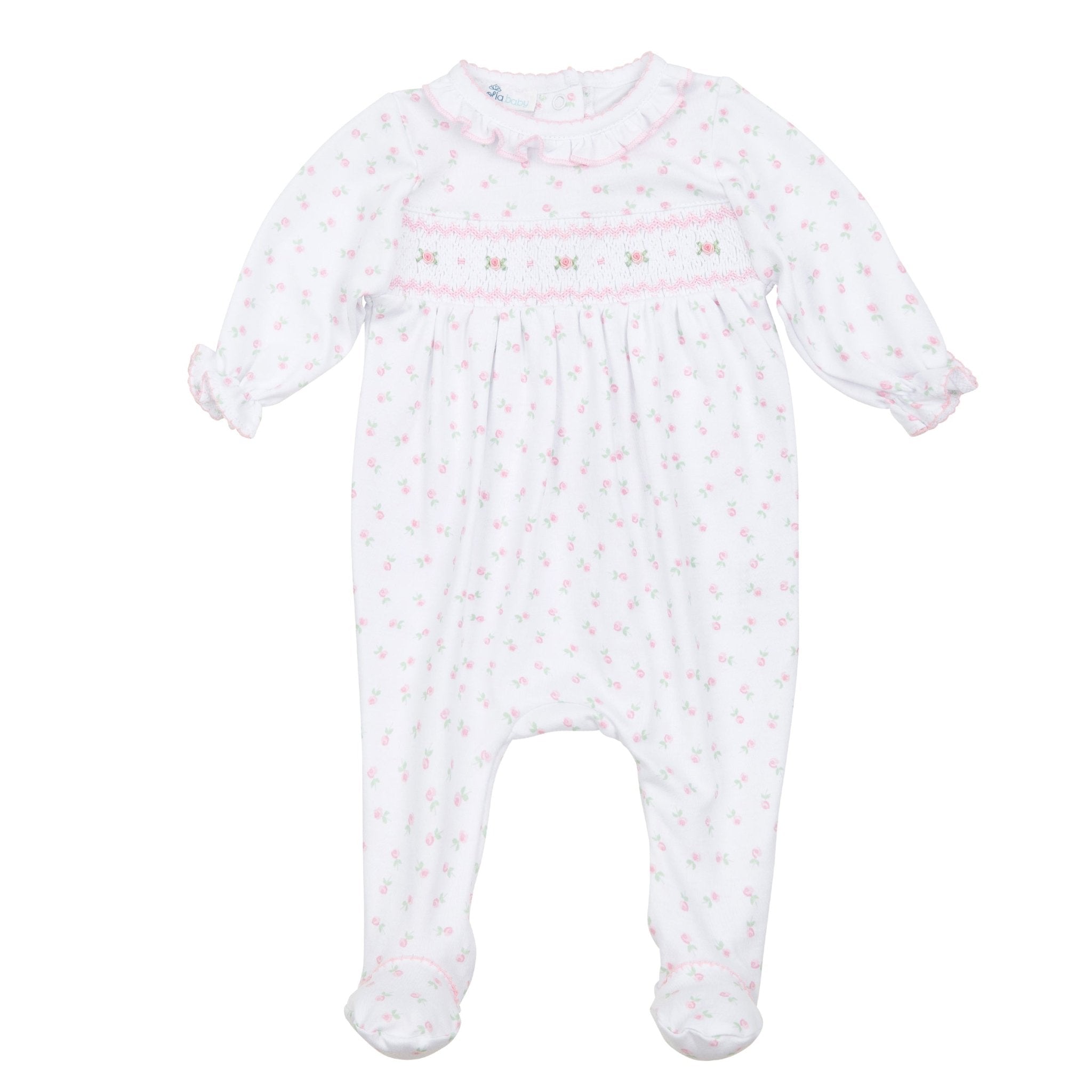Juliette's Classics Smocked Footie - Magnolia Baby Girl