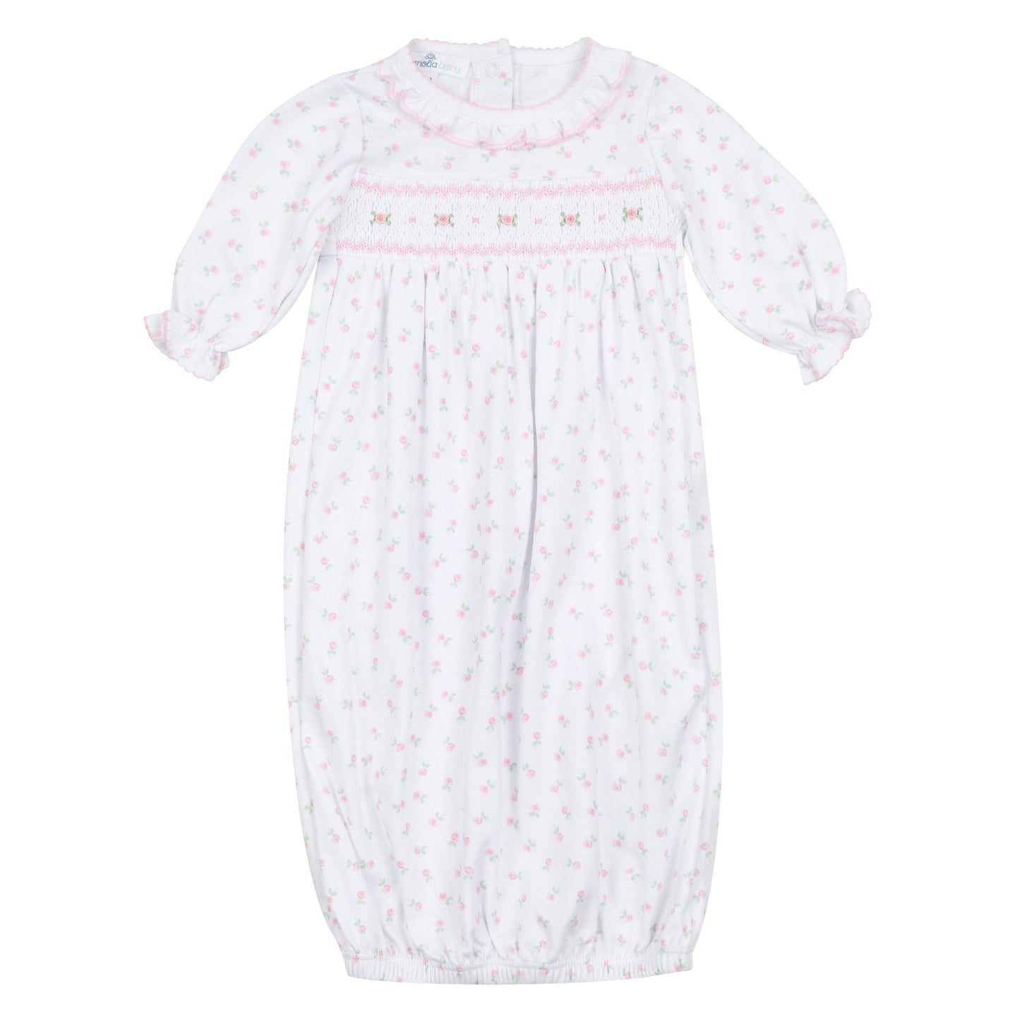 Juliette's Classics Smocked Gathered Gown - Magnolia Baby Girl