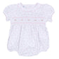 Juliette's Classics Smocked Print Short Sleeve Bubble - Magnolia BabyBubble