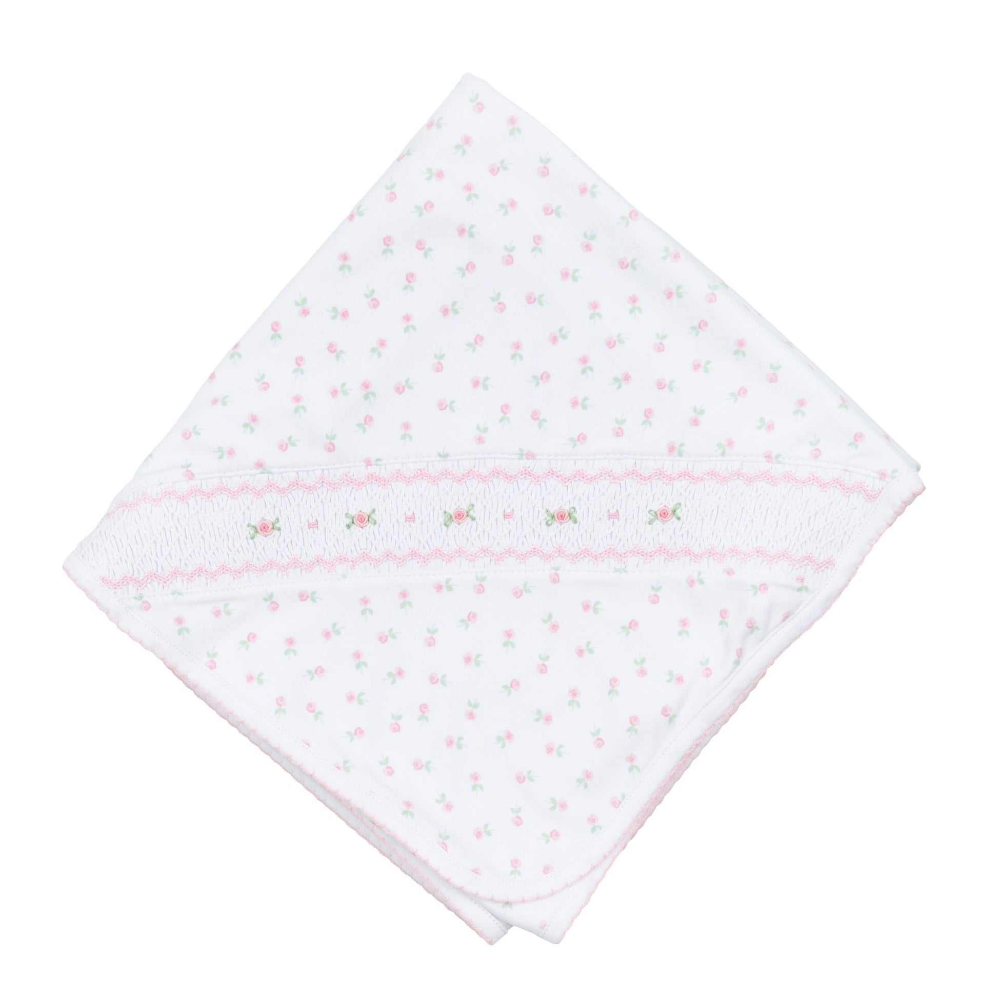 Juliette's Classics Smocked Receiving Blanket - Magnolia Baby Girl