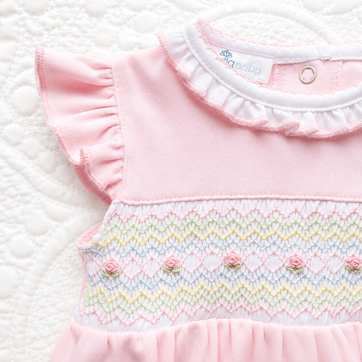 Magnolia Baby_Junie's Classics Smocked Bubble_3