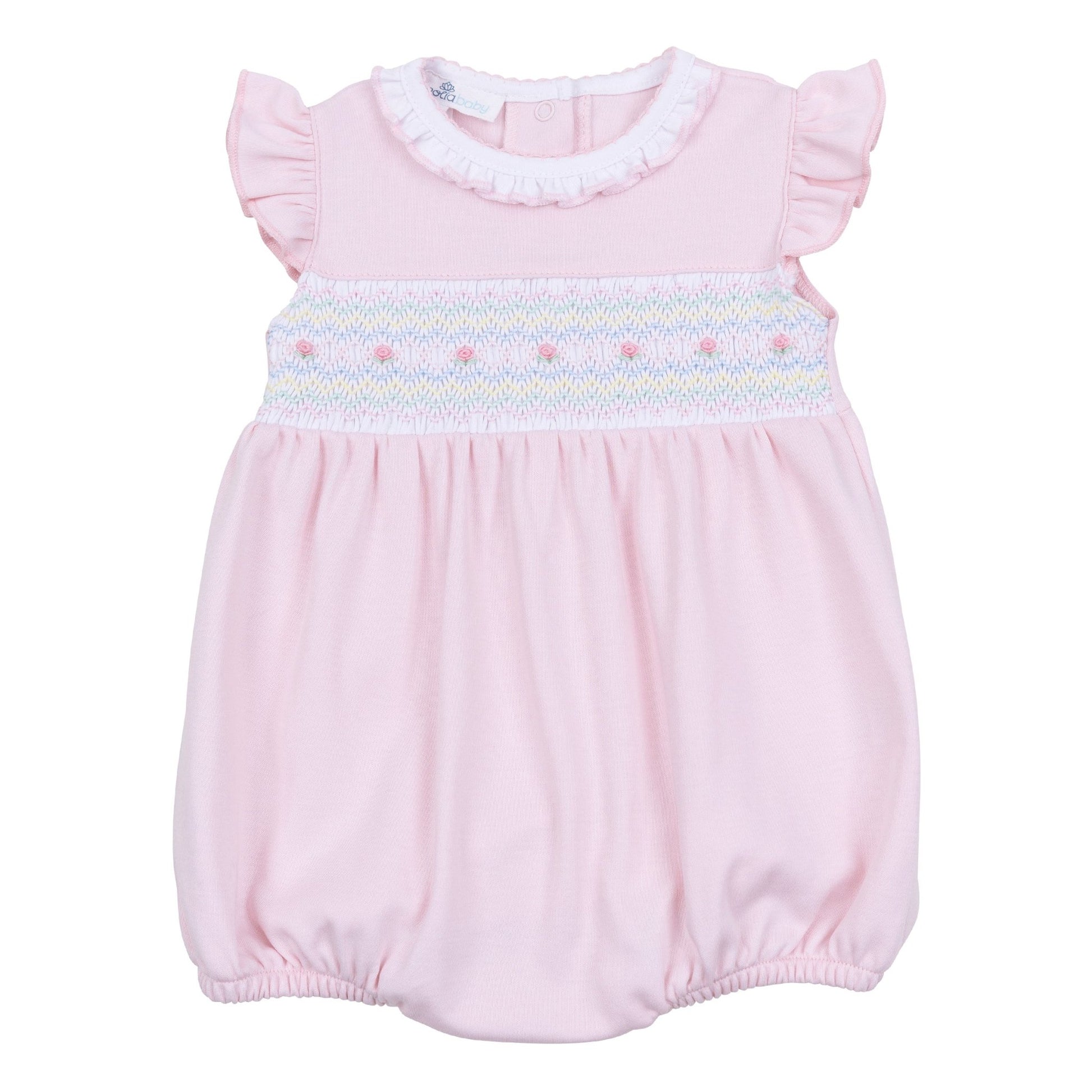 Magnolia Baby_Junie's Classics Smocked Bubble_1