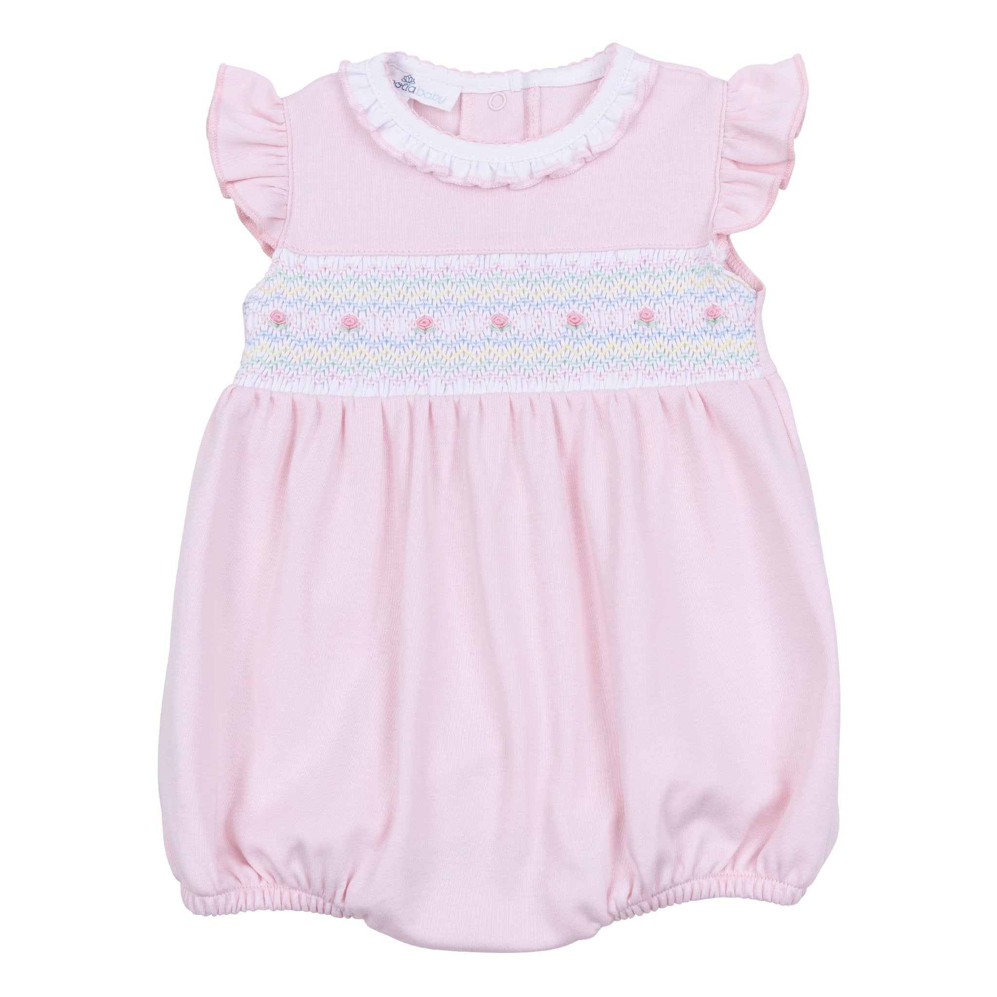 Magnolia Baby_Junie's Classics Smocked Bubble_1