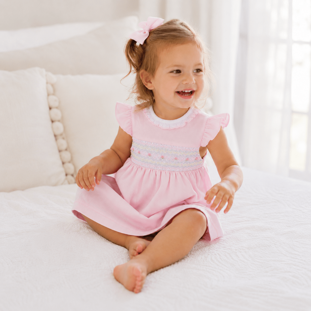 Baby & Toddler Smocked Dress - Pima Cotton