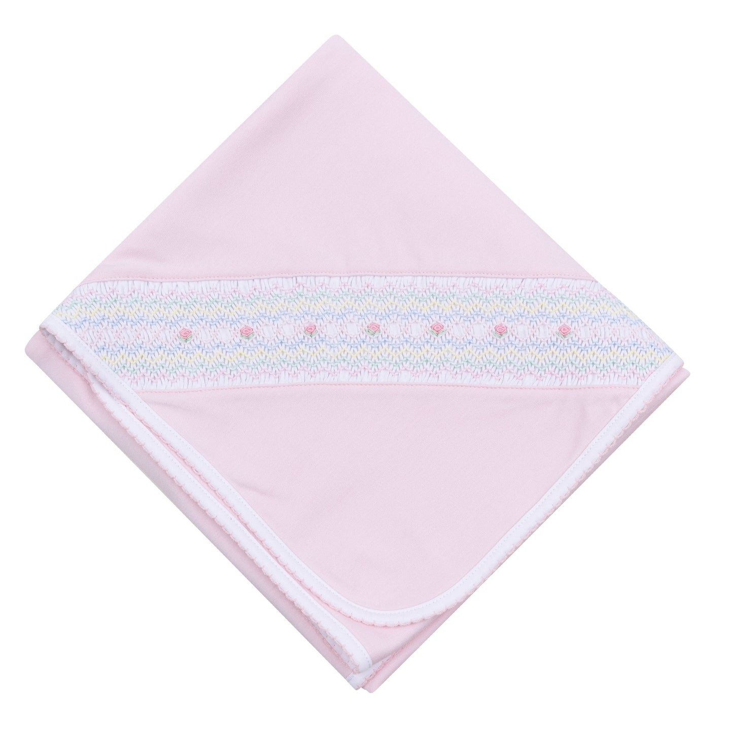 Magnolia Baby_Junie's Classics Smocked Receiving Blanket_1