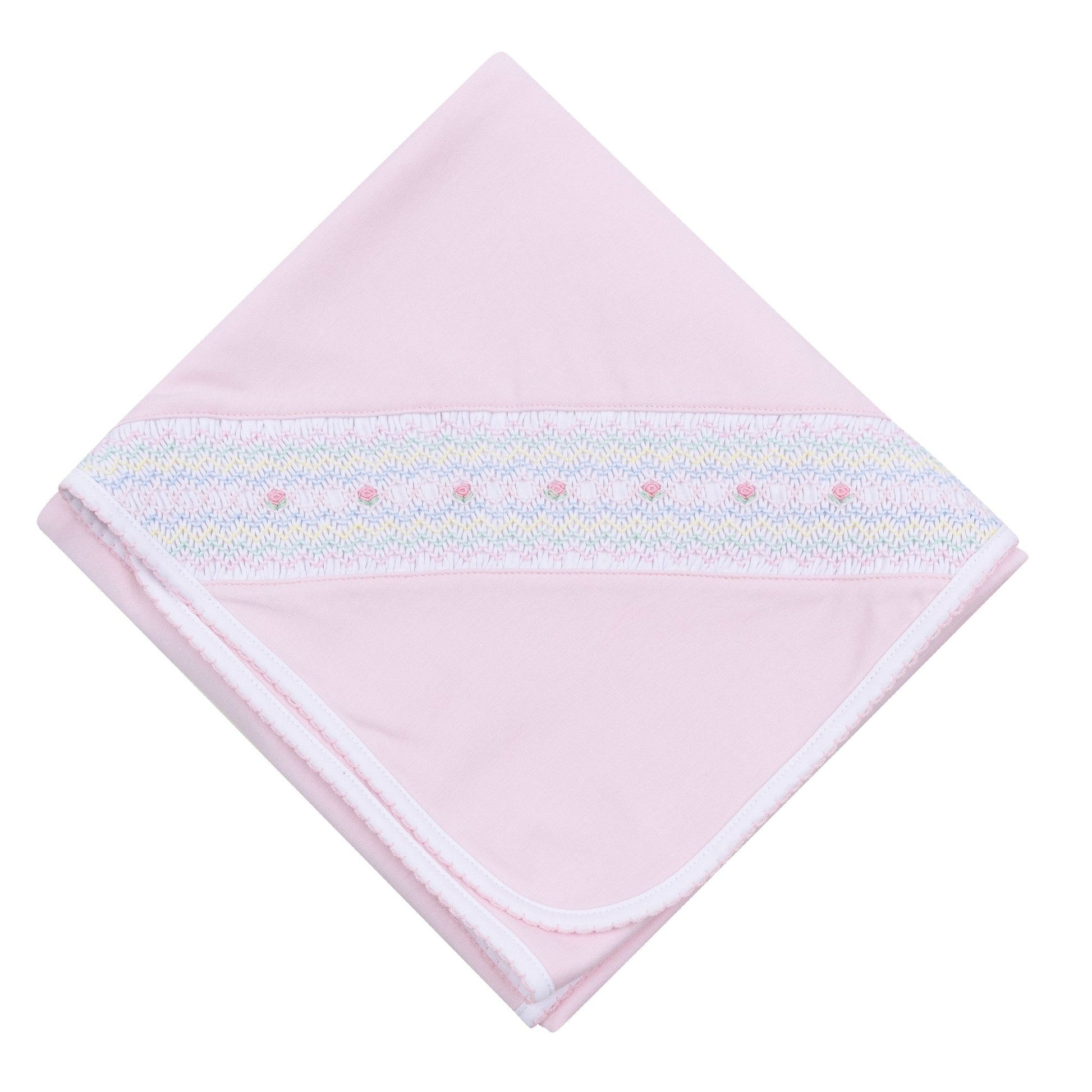 Magnolia Baby_Junie's Classics Smocked Receiving Blanket_1