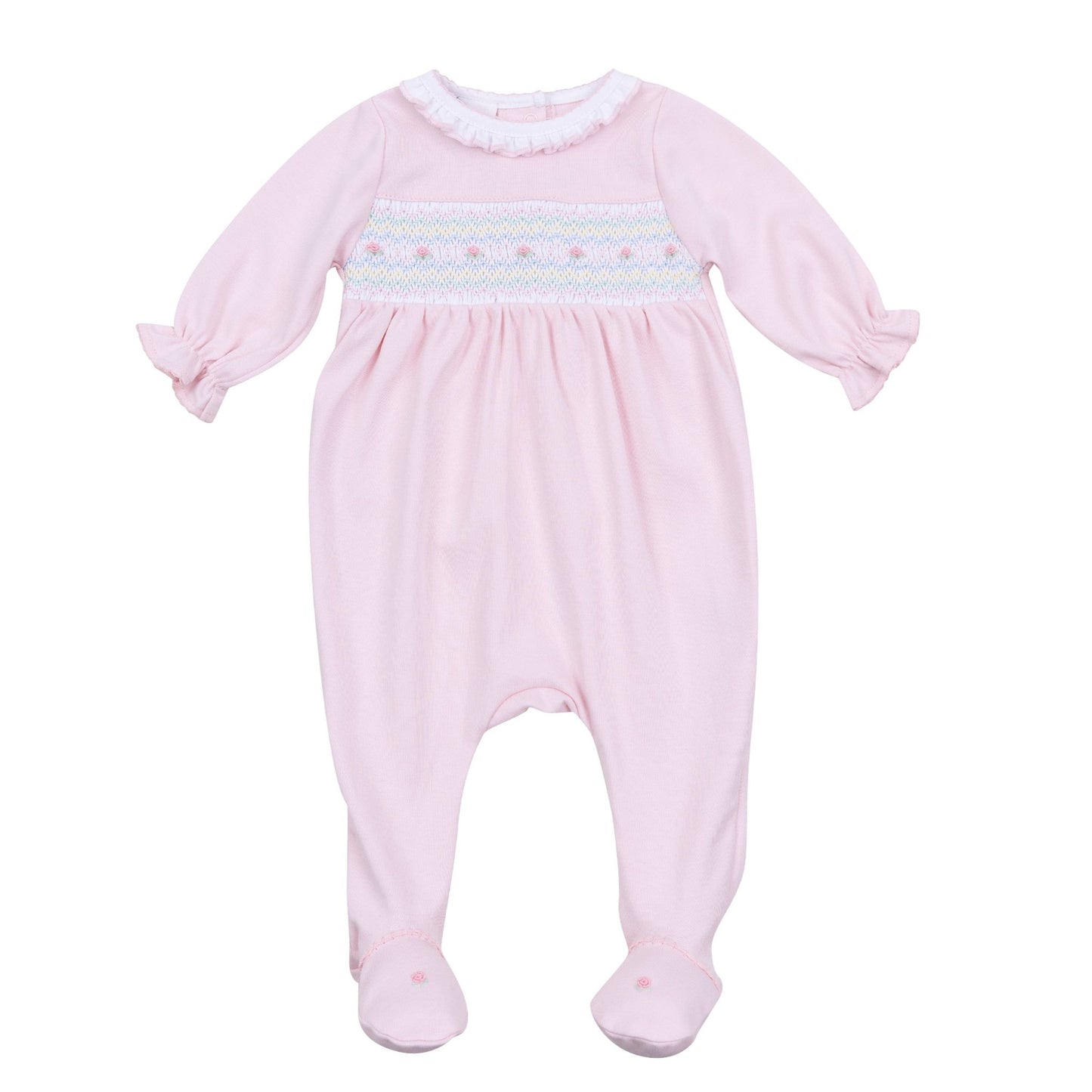 Magnolia Baby_Junie's Classics Smocked Ruffle Footie_1