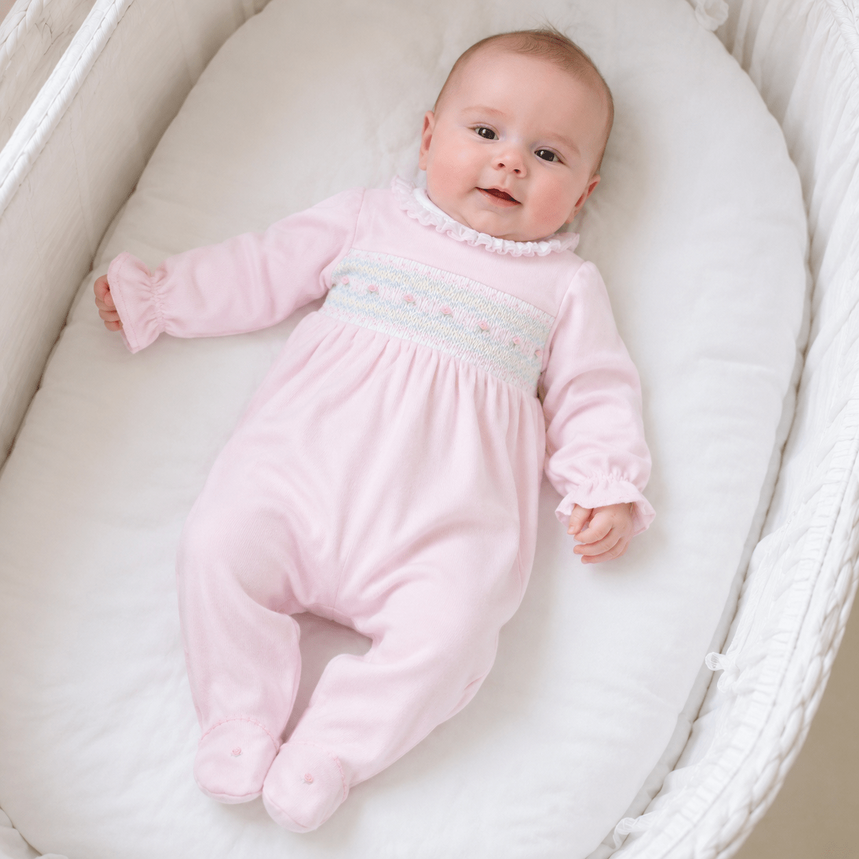Magnolia Baby_Junie's Classics Smocked Ruffle Footie_3