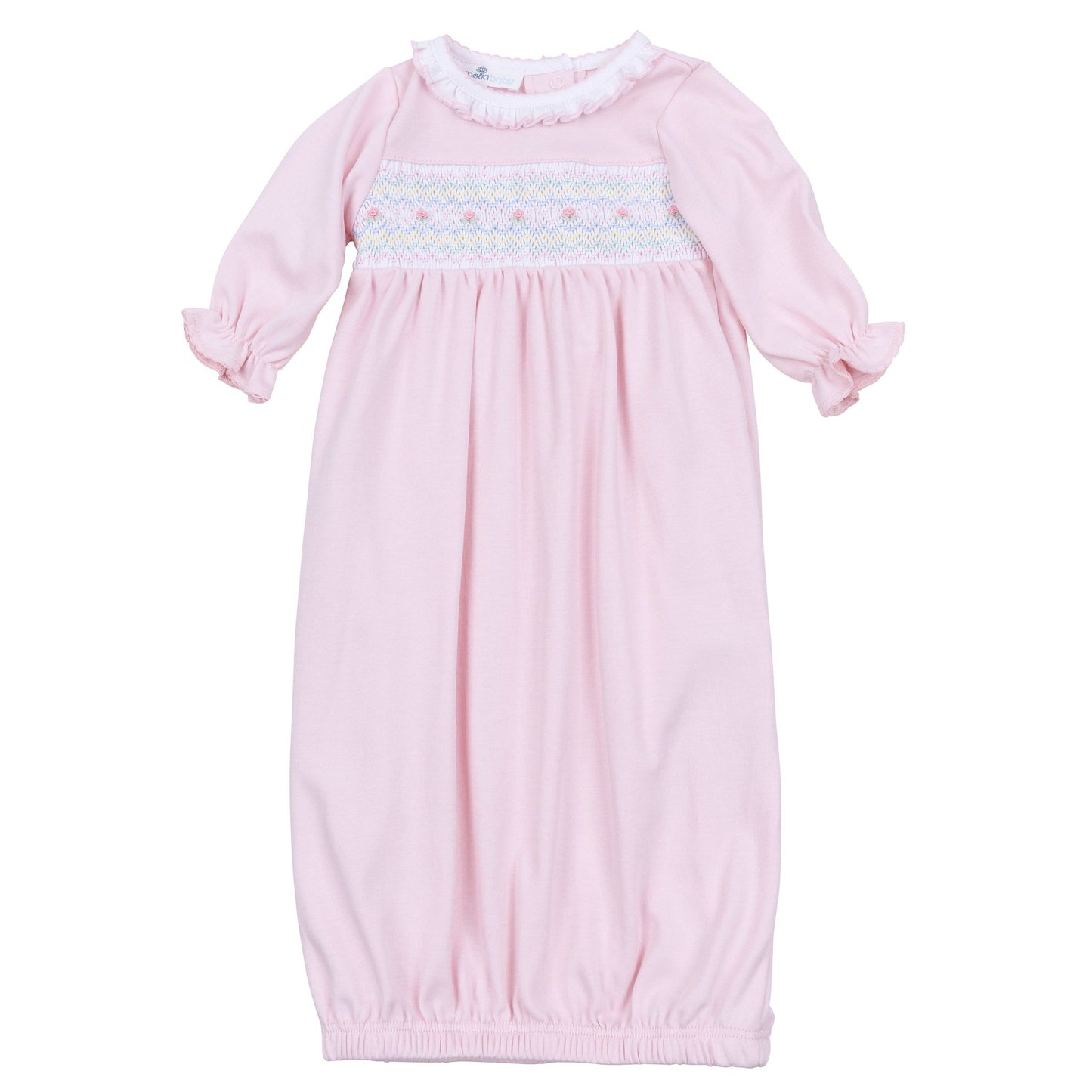 Magnolia Baby_Junie's Classics Smocked Ruffle Gown_1