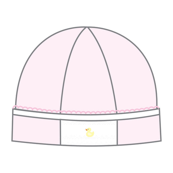 Just Ducky Classics Pink Smocked Hat - Magnolia BabyHat