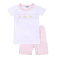 Just Ducky Classics Pink Smocked Infant/Toddler Short Pajamas - Magnolia BabyShort Pajamas