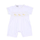 Just Ducky Classics Yellow Smocked Short Playsuit - Magnolia BabyShort Playsuit