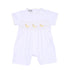 Just Ducky Classics Yellow Smocked Short Playsuit - Magnolia BabyShort Playsuit