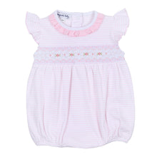  Katie & Kyle Pink Smocked Ruffle Flutters Girl Toddler Bubble - Magnolia BabyBubble