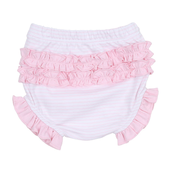 Katie & Kyle Pink Smocked Ruffle Short Sleeve Diaper Cover Set - Magnolia BabyDiaper Cover