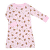 Kick Off! Long Sleeve Nightdress - Pink - Magnolia BabyNightdress