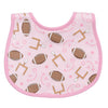 Kick Off! Print Bib - Pink - Magnolia BabyBib