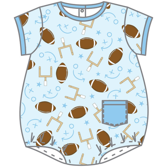 Kick Off! Print Bubble - Blue - Magnolia BabyBubble