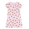 Kick Off! Short Sleeve Nightdress - Pink - Magnolia BabyNightdress