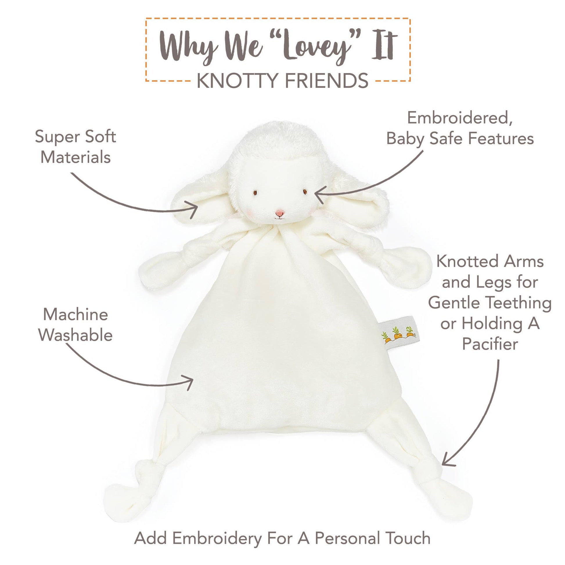 Kiddo Knotty Friend - Magnolia BabySoft Toy