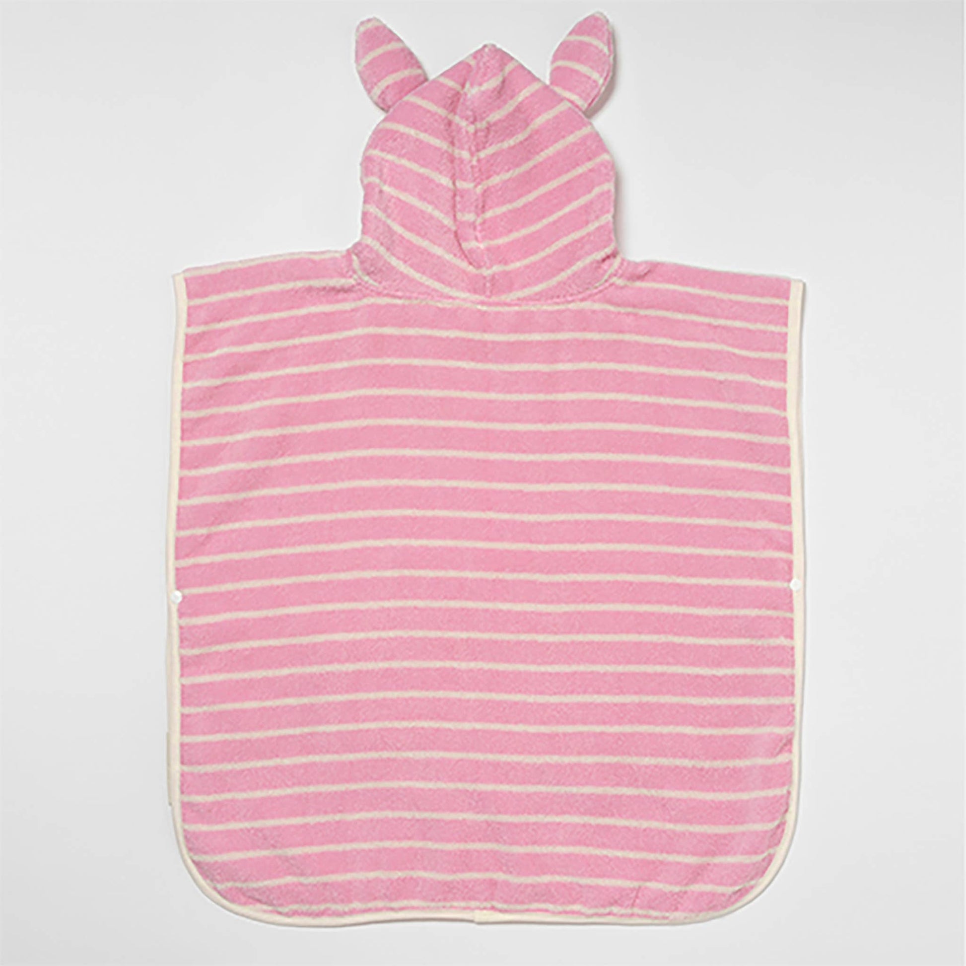 Kids Character Hooded Towel Cotton Candy Pink Stripe - Magnolia BabyBeach Towel