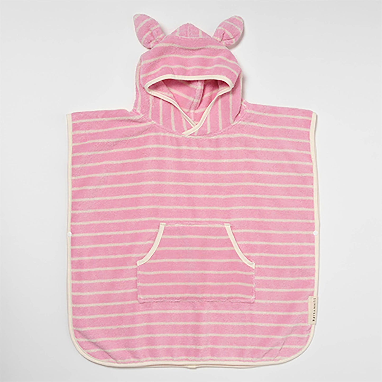 Kids Character Hooded Towel Cotton Candy Pink Stripe - Magnolia BabyBeach Towel