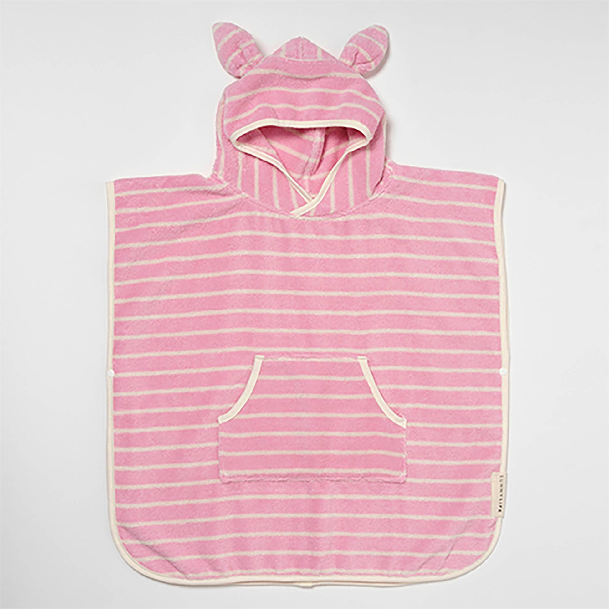 Kids Character Hooded Towel Cotton Candy Pink Stripe - Magnolia BabyBeach Towel