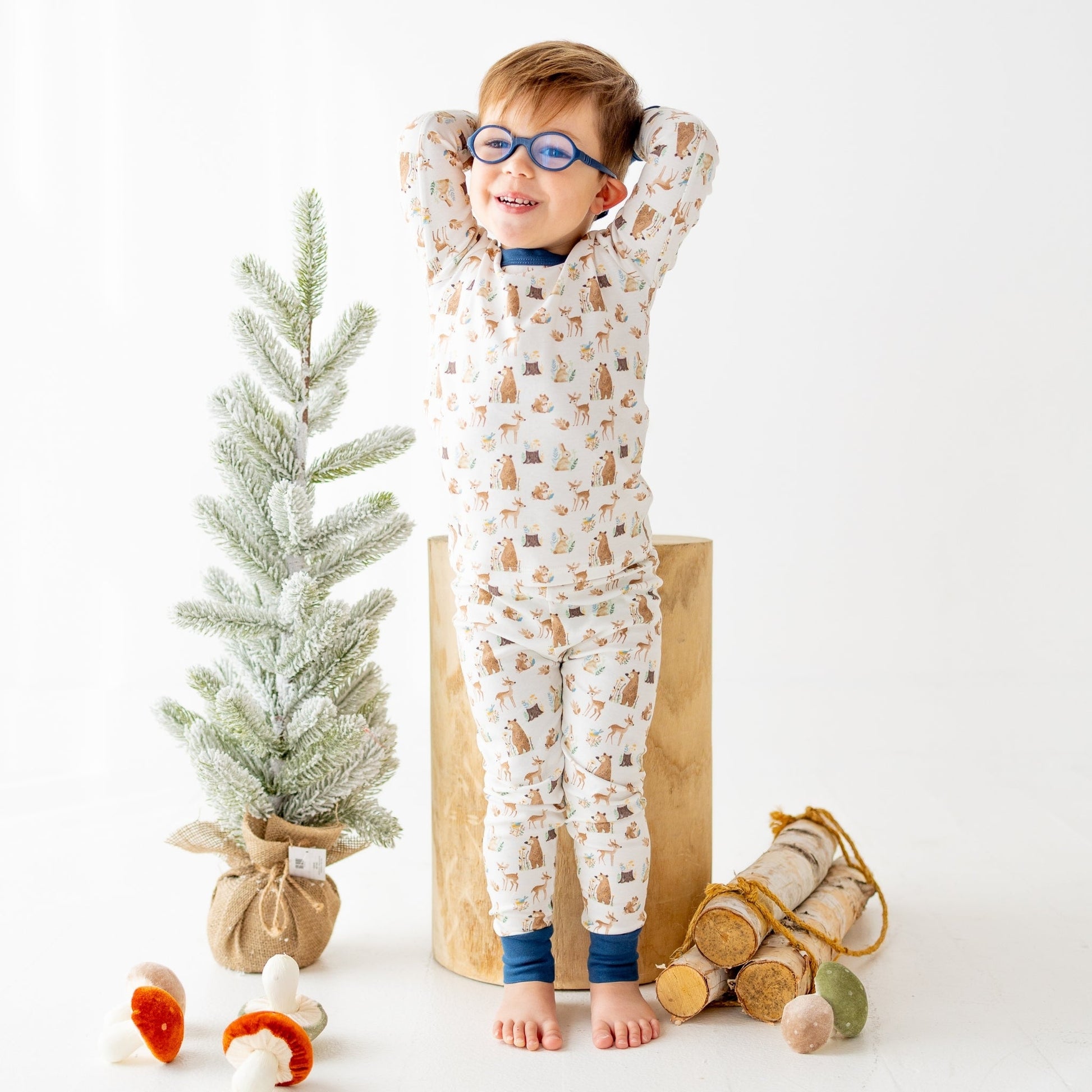 Luna and Arlo_Kindred Woods Long Pajamas_3