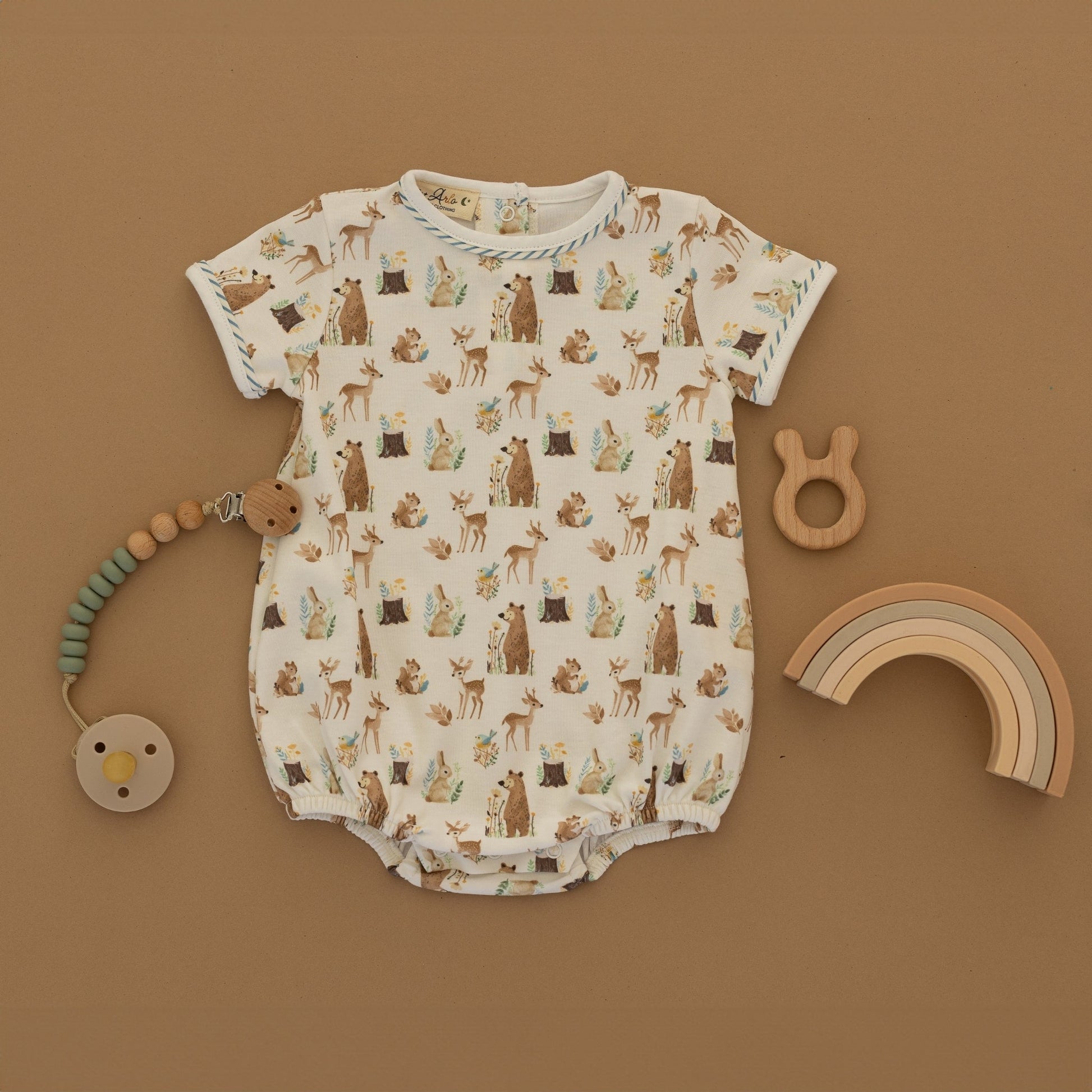 Luna and Arlo_Kindred Woods Short Sleeve Bubble_7