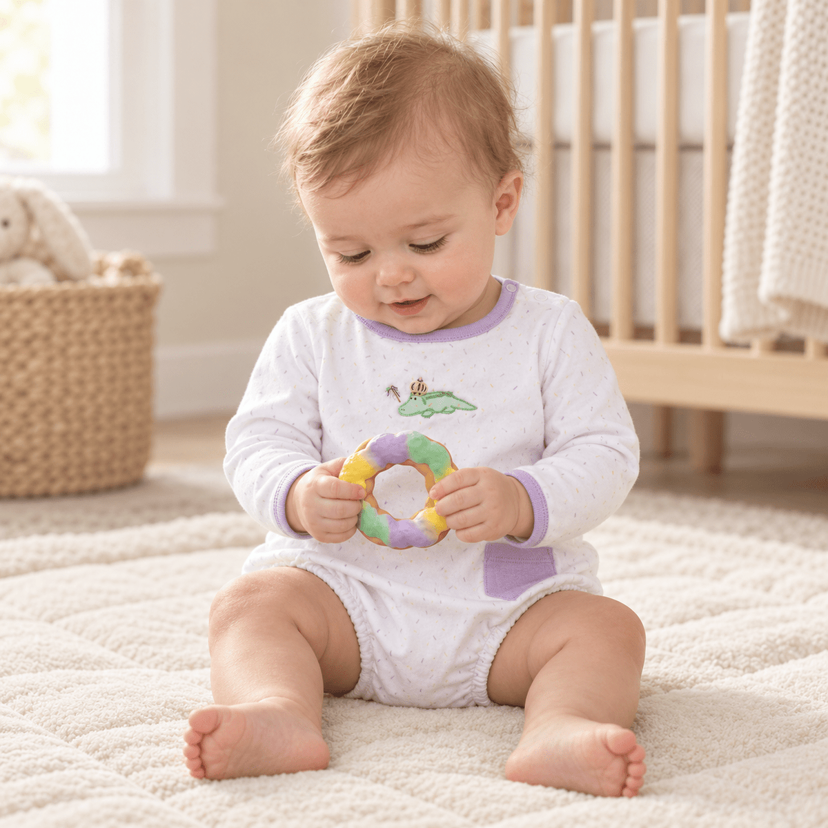 Nola Tawk_King Cake Teether & Bath Toy_2