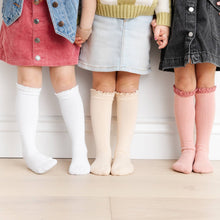  Lace Top Knee High Sock 3 - Pack - Magnolia BabySocks