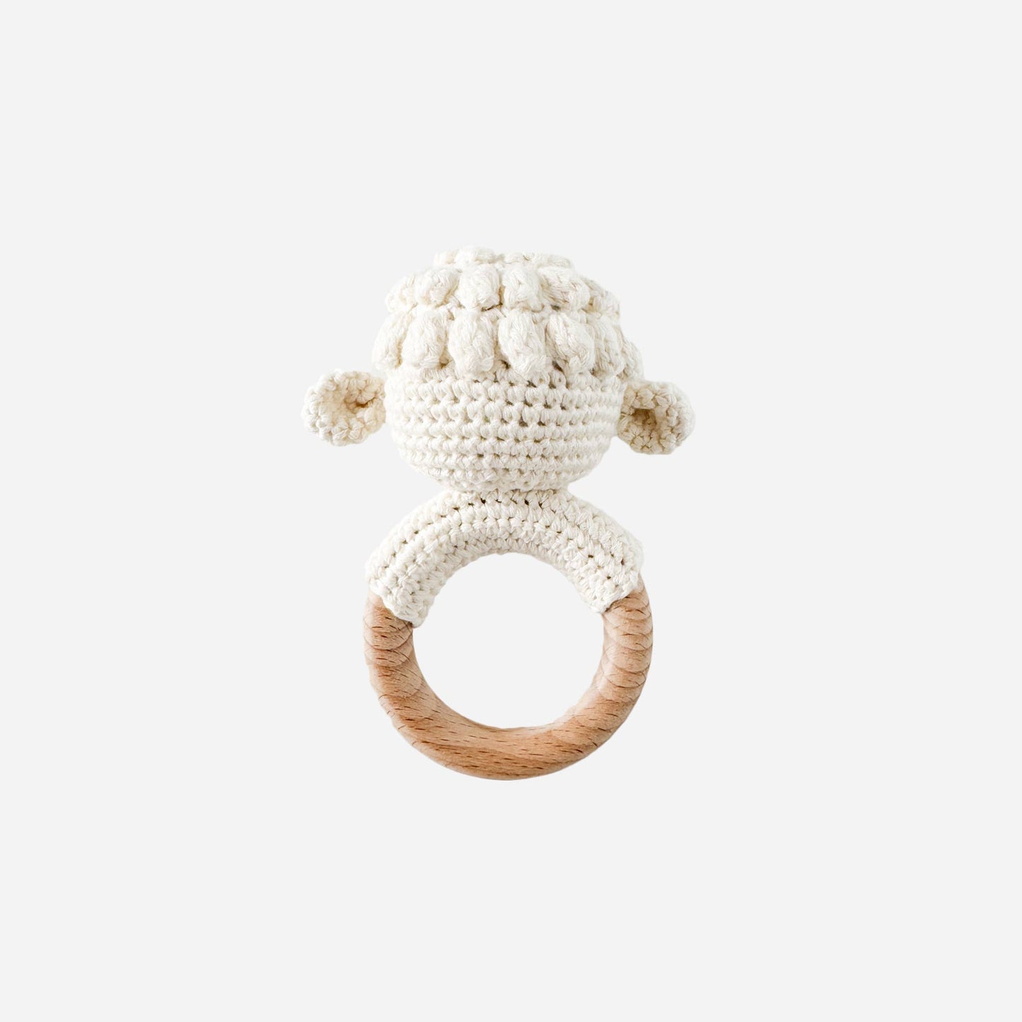 Lamb Teething Rattle - Magnolia BabyTeether