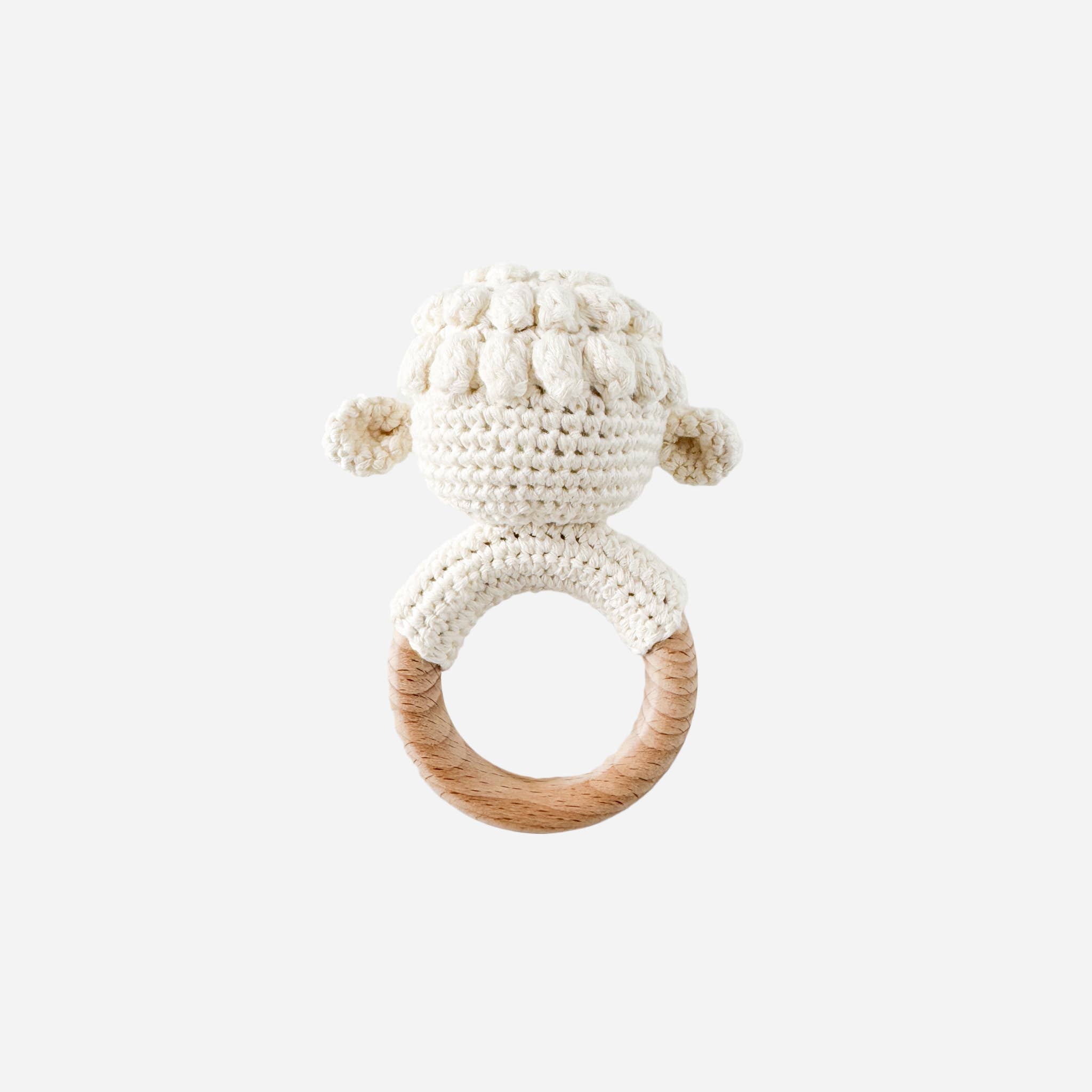 Lamb Teething Rattle - Magnolia BabyTeether