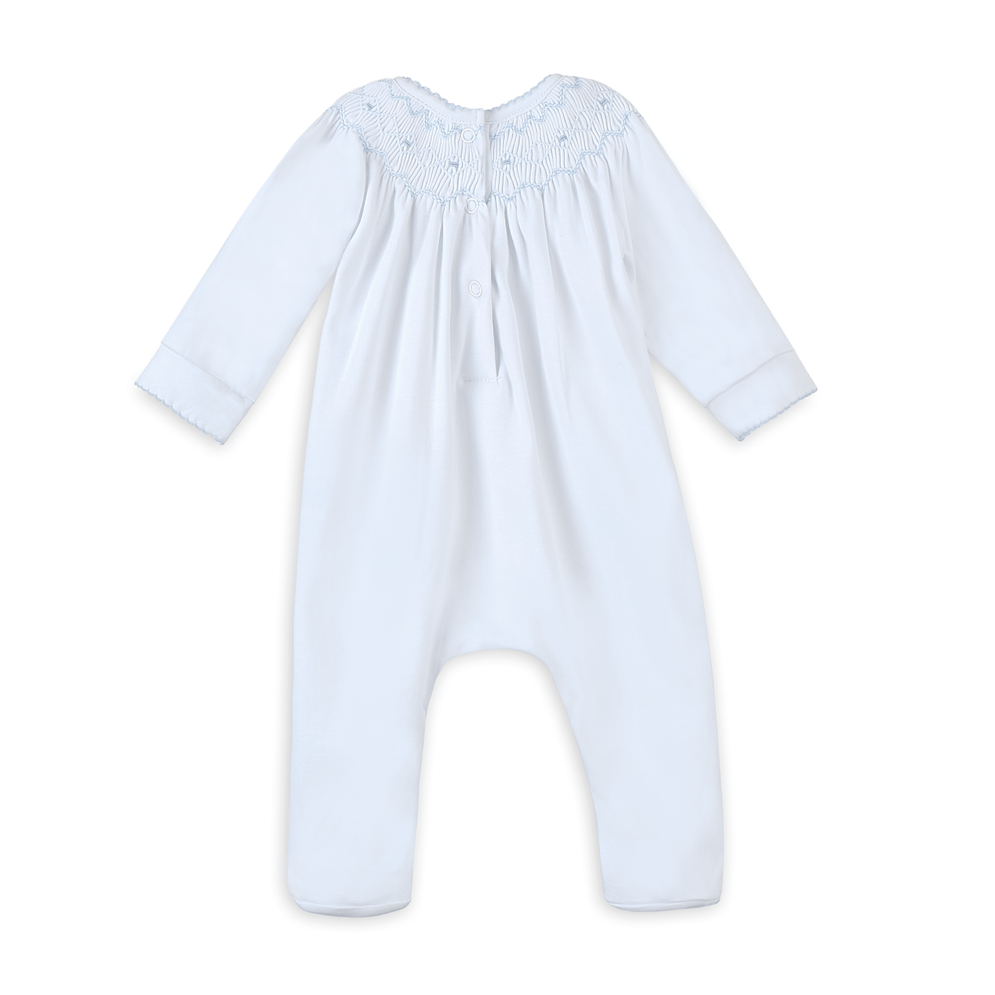 Landon's Classics Bishop Footie - Light Blue - Magnolia BabyFootie