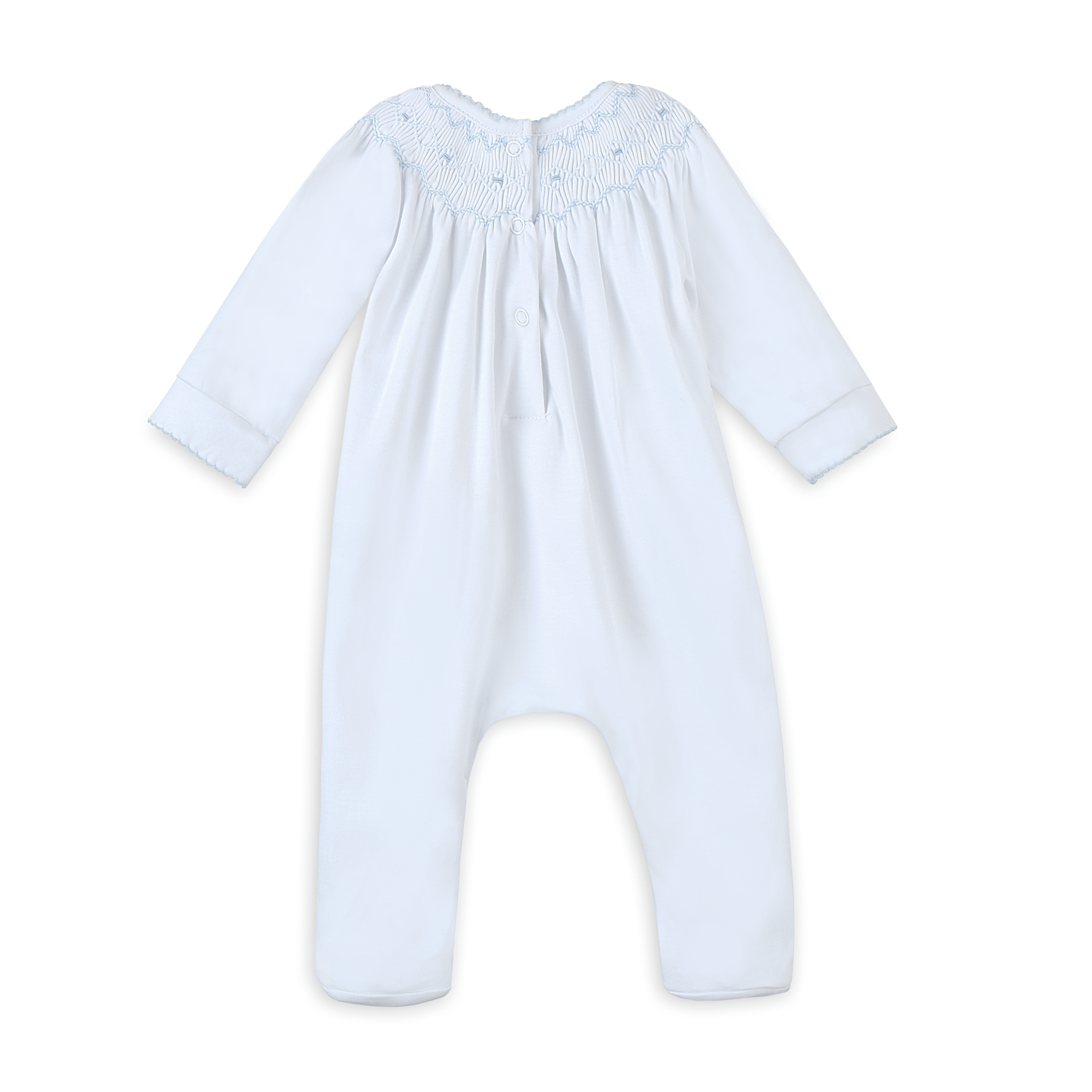 Landon's Classics Bishop Footie - Light Blue - Magnolia BabyFootie