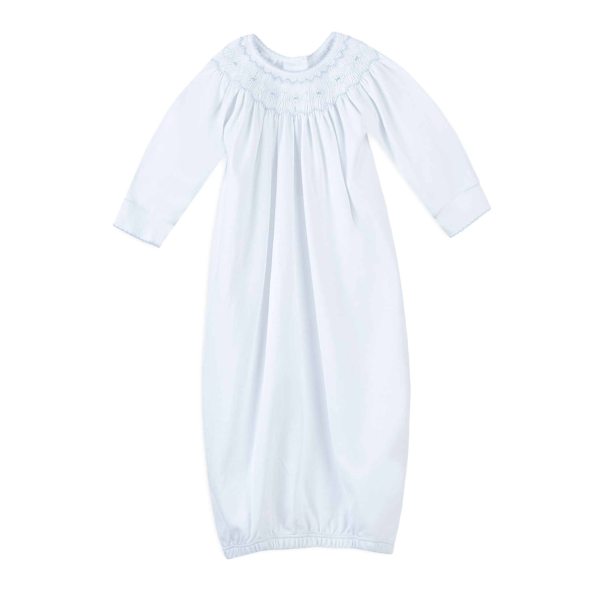 Landon's Classics Bishop Gown - Light Blue - Magnolia BabyGown