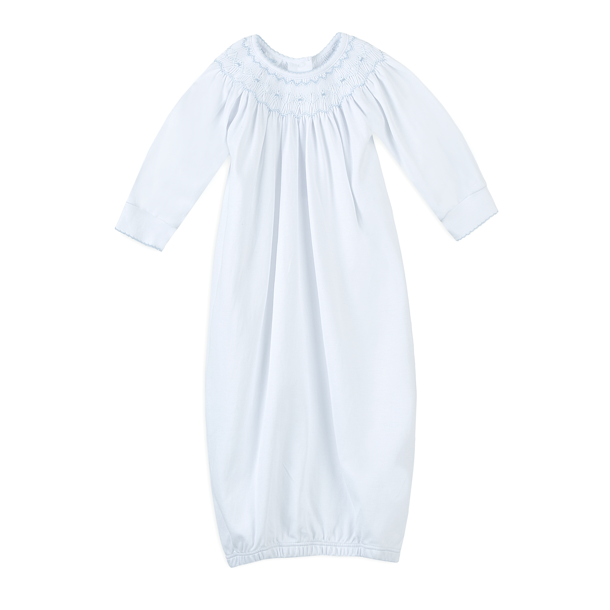 Landon's Classics Bishop Gown - Light Blue - Magnolia BabyGown