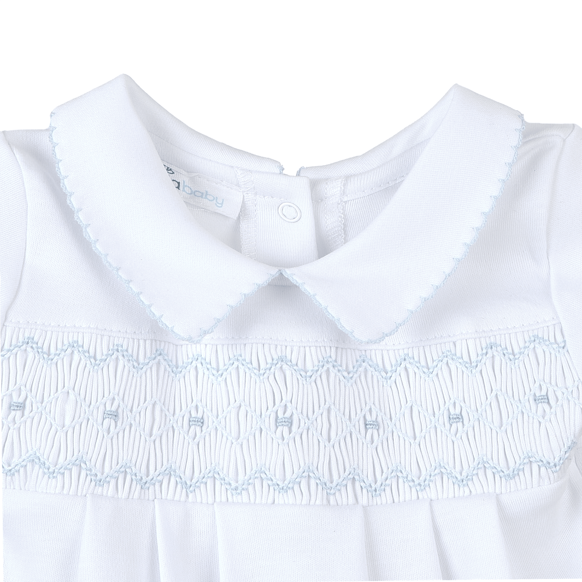 Landon's Classics Smocked Playsuit - Light Blue - Magnolia BabyPlaysuit