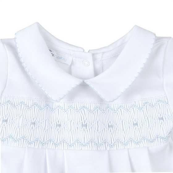 Landon's Classics Smocked Playsuit - Light Blue - Magnolia BabyPlaysuit