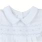 Landon's Classics Smocked Pleated Gown - Light Blue - Magnolia BabyGown
