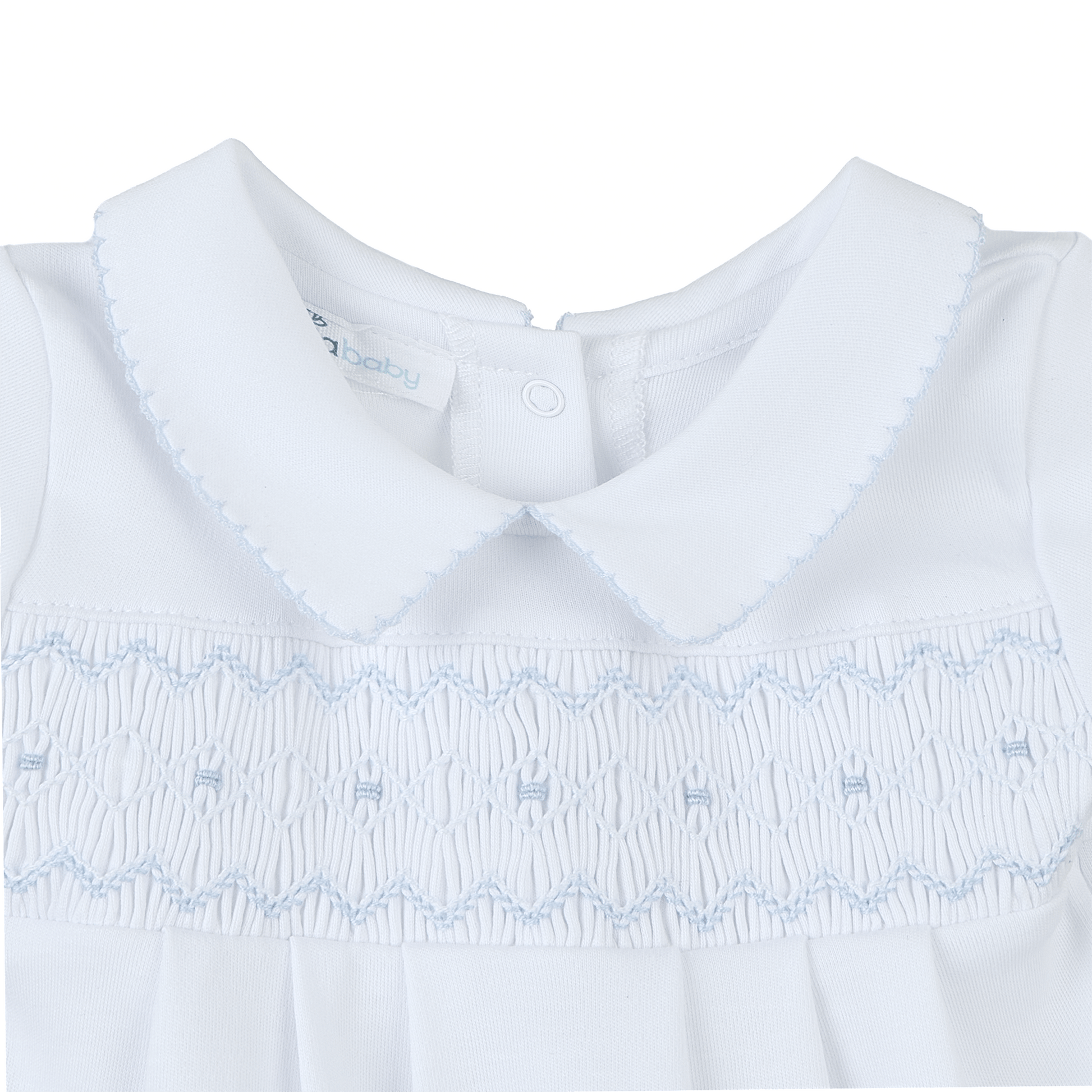 Landon's Classics Smocked Pleated Gown - Light Blue - Magnolia BabyGown