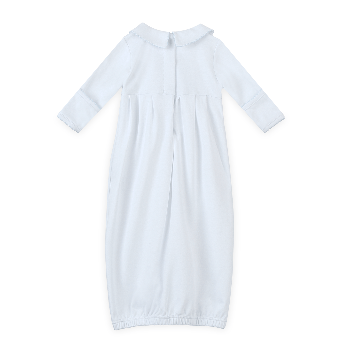 Landon's Classics Smocked Pleated Gown - Light Blue - Magnolia BabyGown