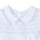 Landon's Classics Smocked Short Sleeve Bubble - Light Blue - Magnolia BabyBubble