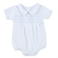 Landon's Classics Smocked Short Sleeve Bubble - Light Blue - Magnolia BabyBubble