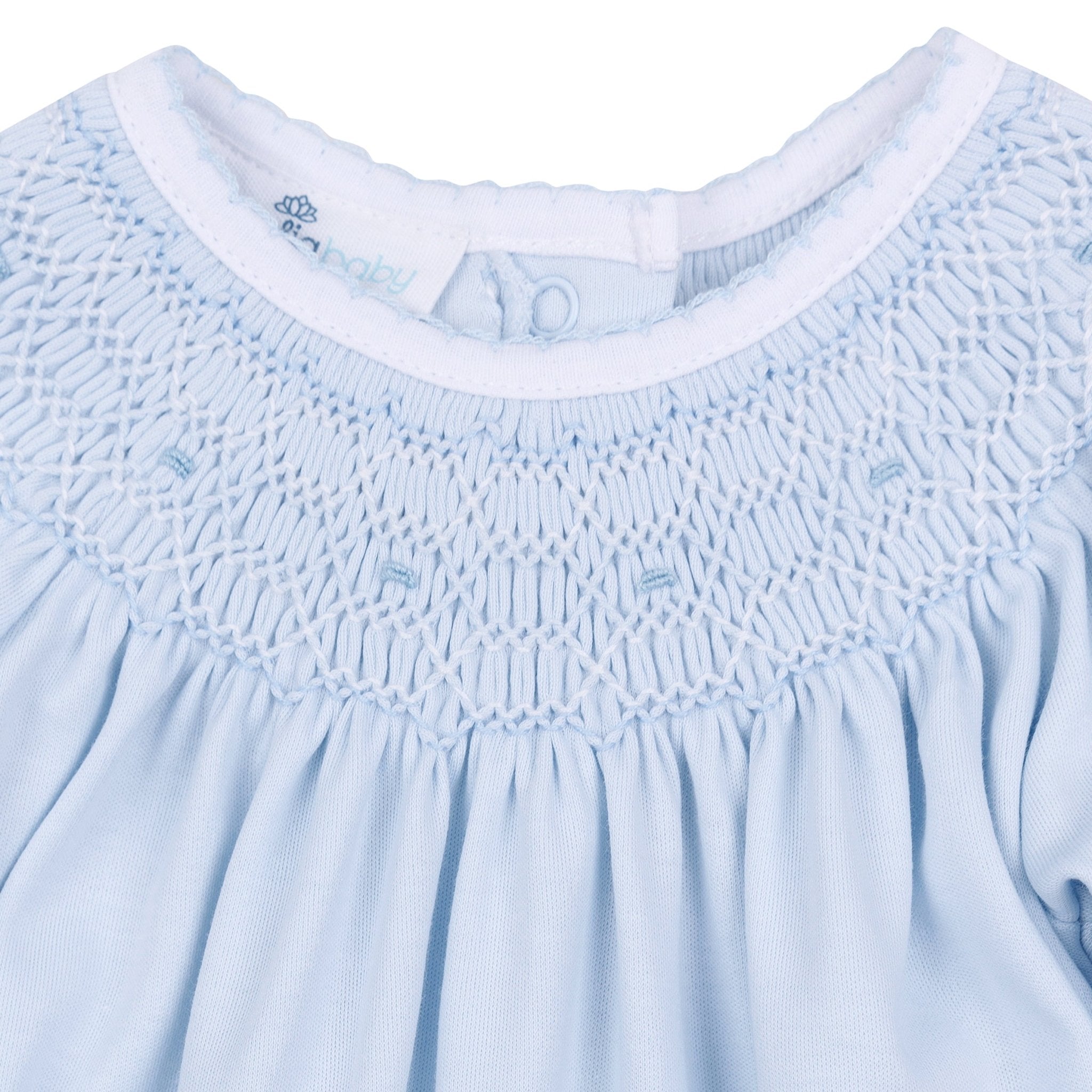 Landry Bishop Footie - Light Blue - Magnolia BabyFootie