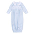 Magnolia Baby_Landry Smocked Pleated Gown - Light Blue_1