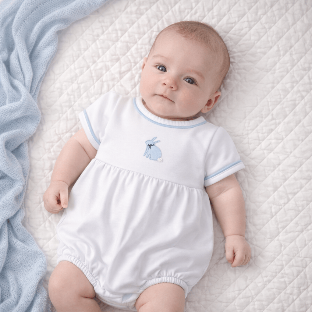 Leaping Bunnies Bubble - Light Blue - Magnolia BabyBubble