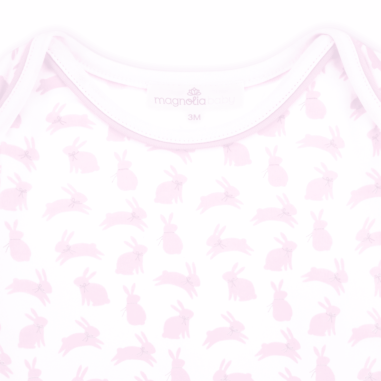 Leaping Bunnies Print Bodysuit - Pink - Magnolia BabyBodysuit